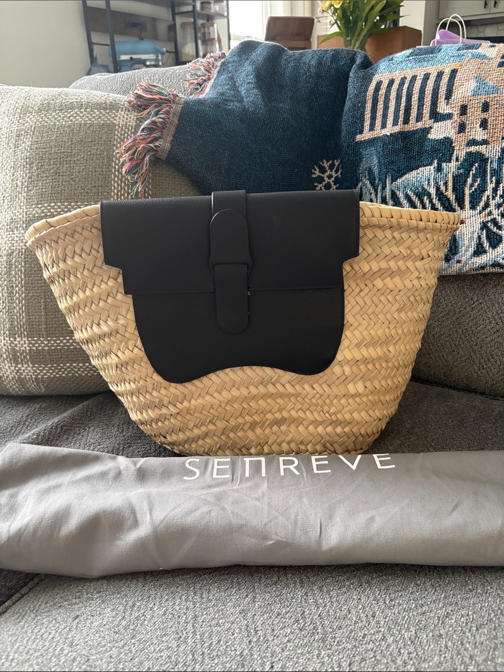 Senreve Straw Bag